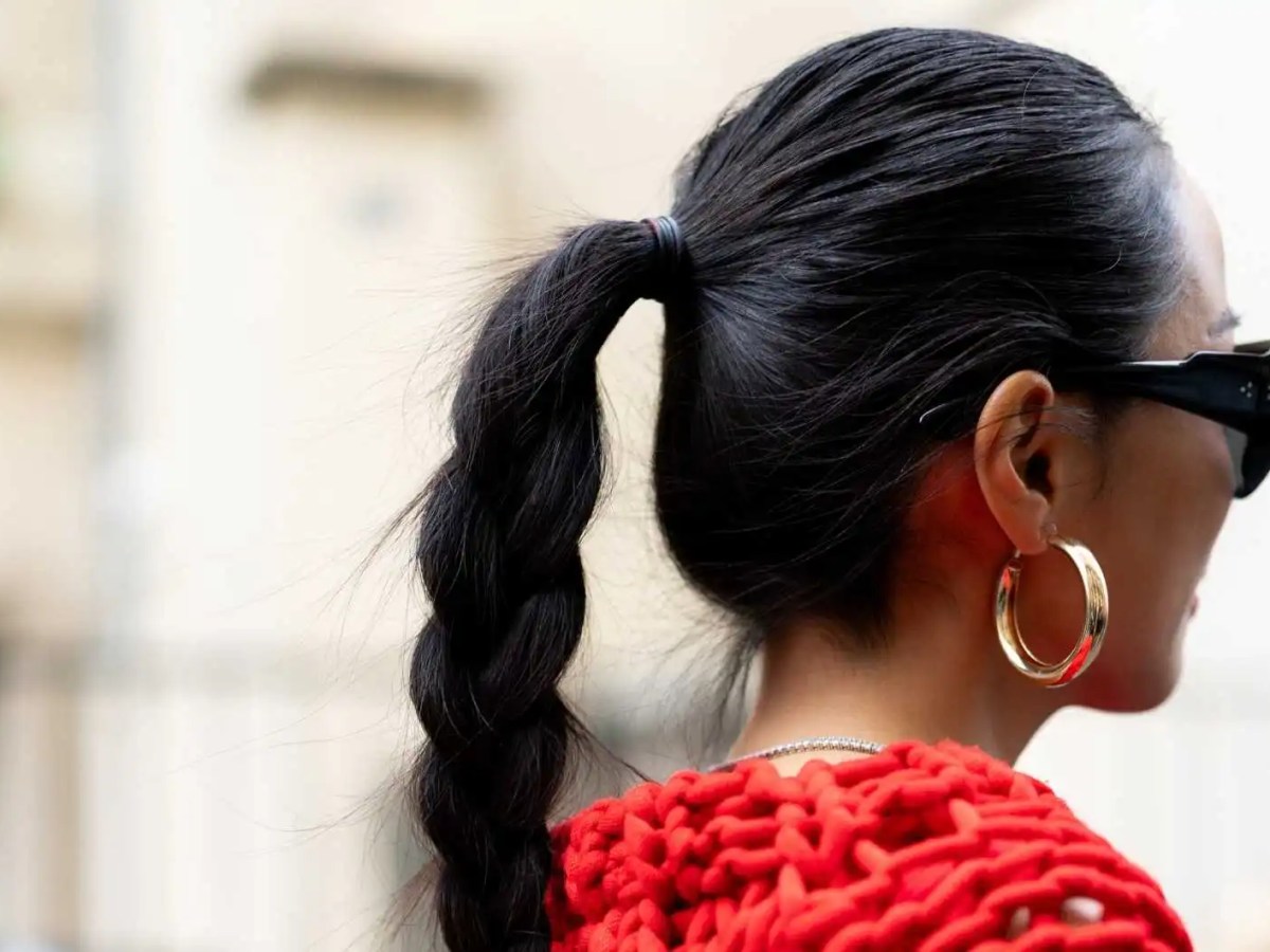 Geflochtener Pferdeschwanz