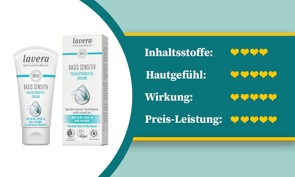 Gute natürliche Creme von lavera