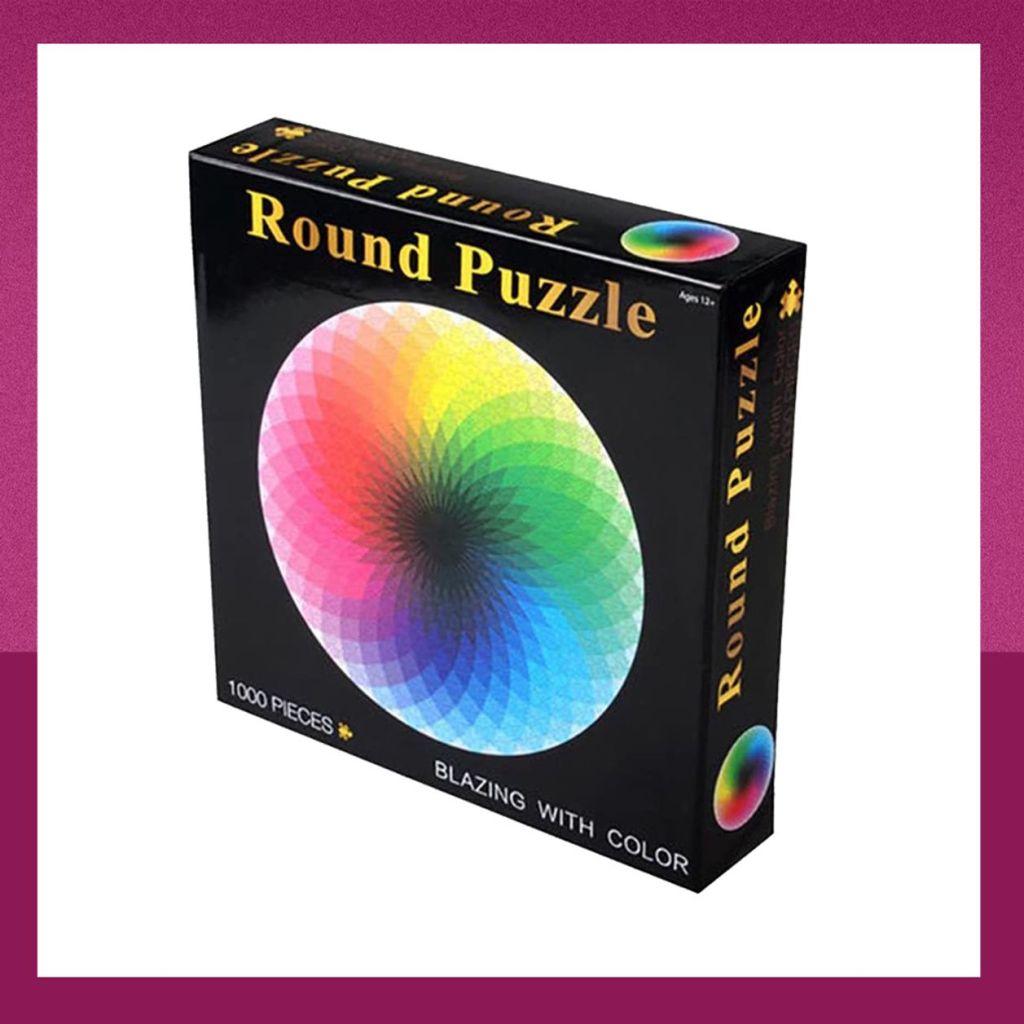 Buntes rundes Puzzle