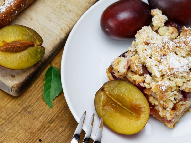 Einfach lecker: Pflaumen-Schmandkuchen