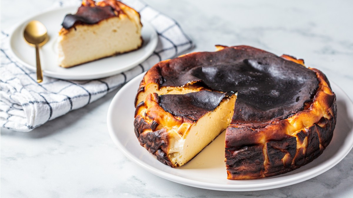 San Sebastian Cheesecake.