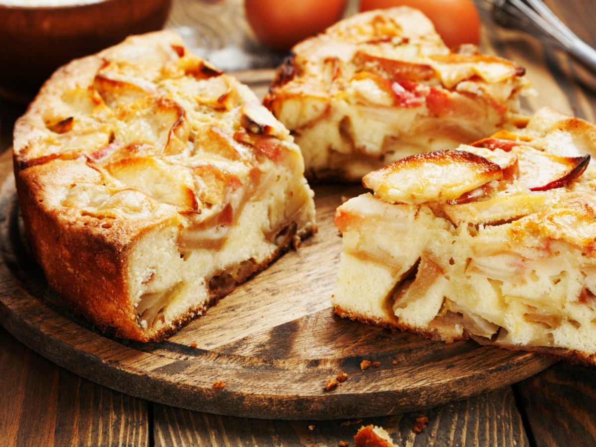 Apfelkuchen ohne Boden: Kleiner Aufwand, großes Kuchenglück