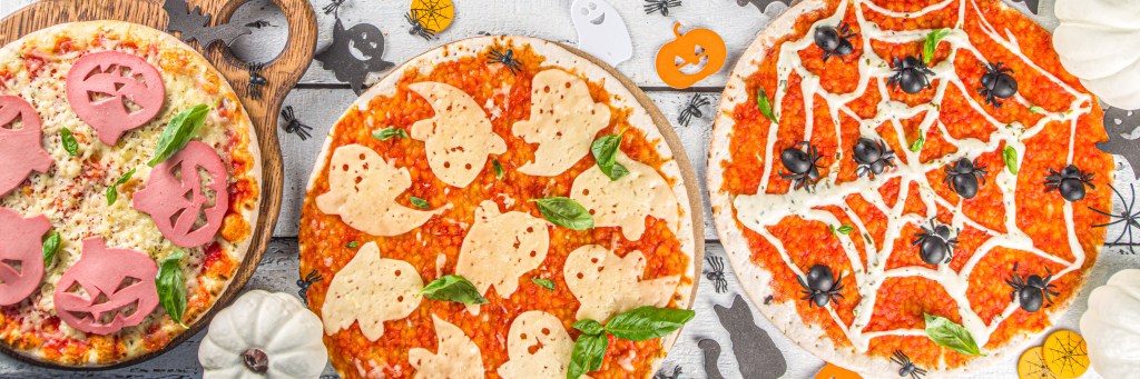 Halloween-Pizzen.