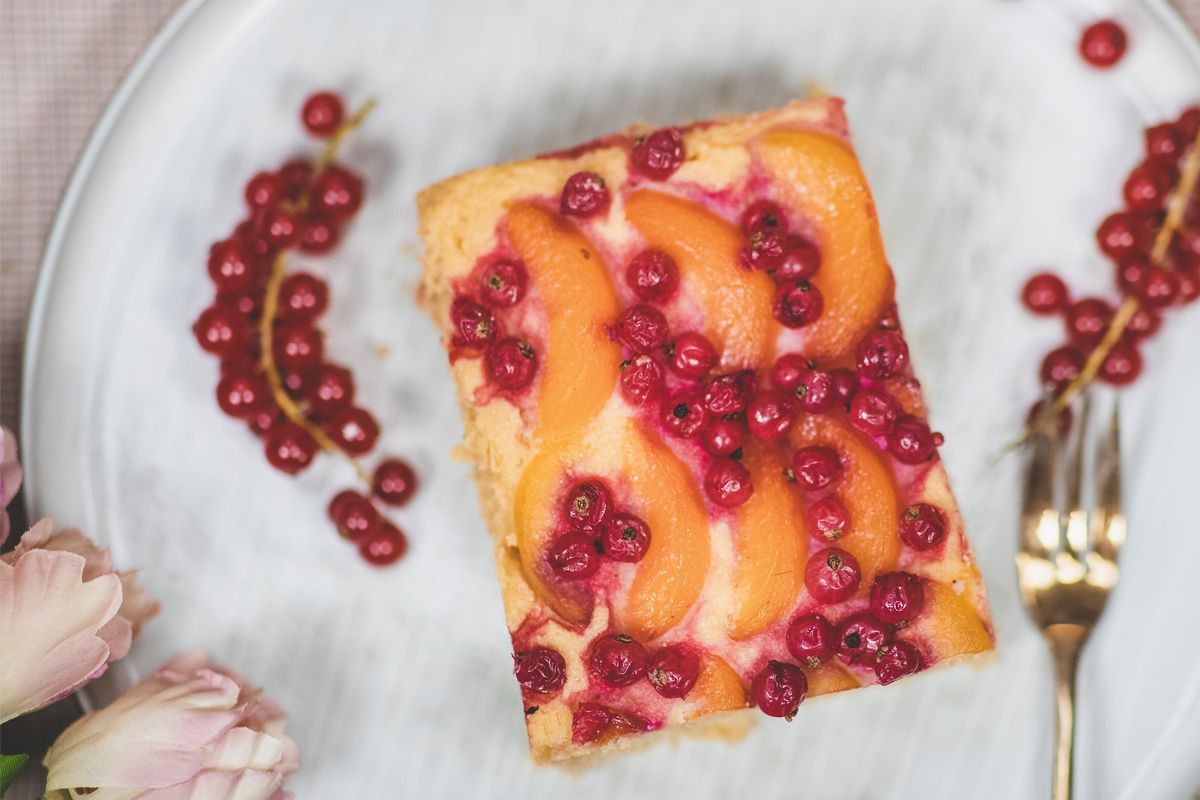 Vegan backen: Rezept für veganen Obstkuchen