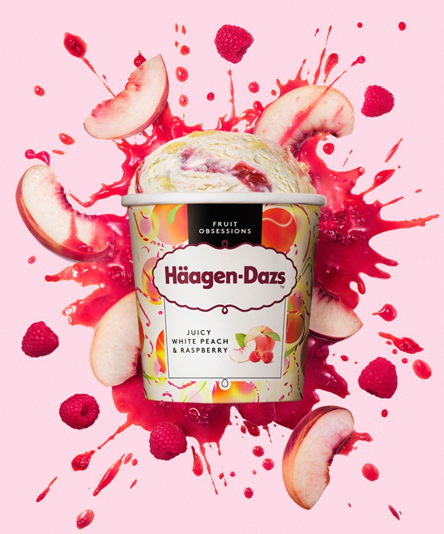 Fruchteis wie das von Häagen-Dazs gehört zu den Eis-Trends 2020