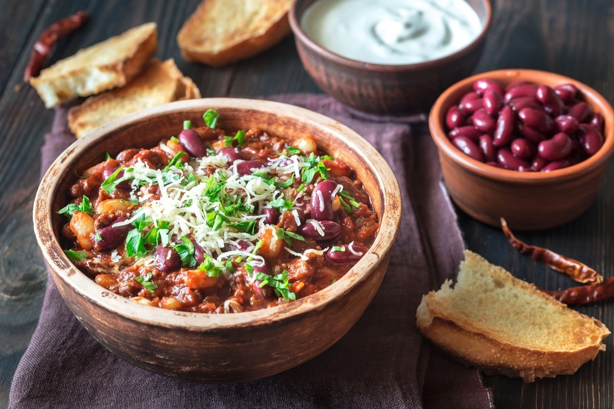 Chili con Carne ist ein beliebtes Rezept aus der Tex-Mex-Küche