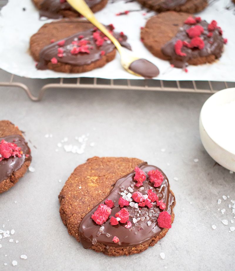 Rezept für zuckerfreie Schokokekse