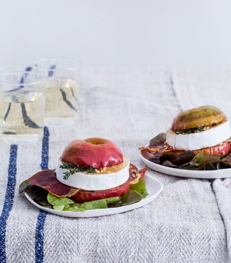 Apfel-Rezept für festliche Burger