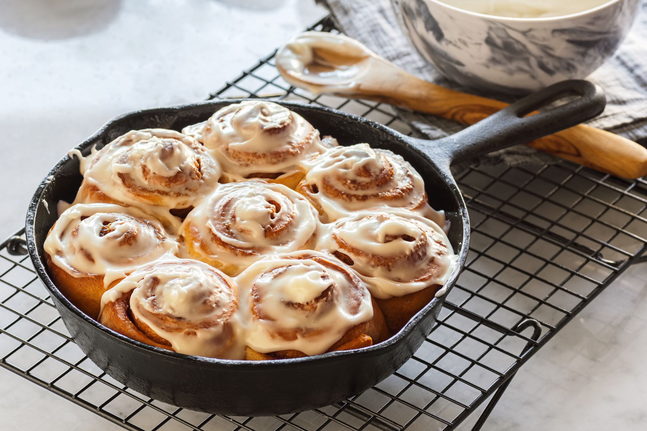 Frosting aus Frischkäse für Zimtschnecken