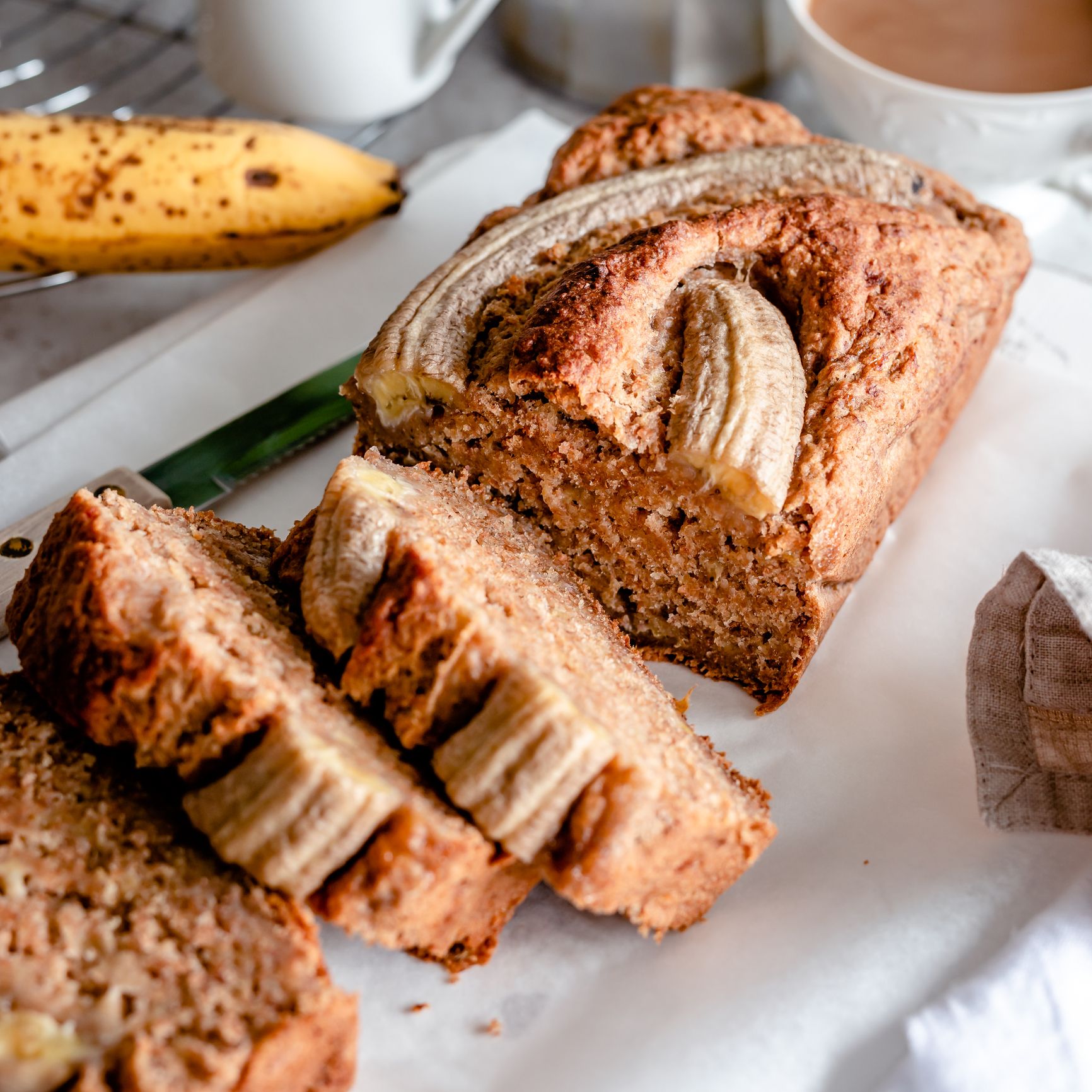 Bananenbrot ohne Zucker