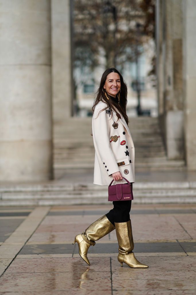 Stiefel-Trends Winter 2021/2022: Metallic Boots