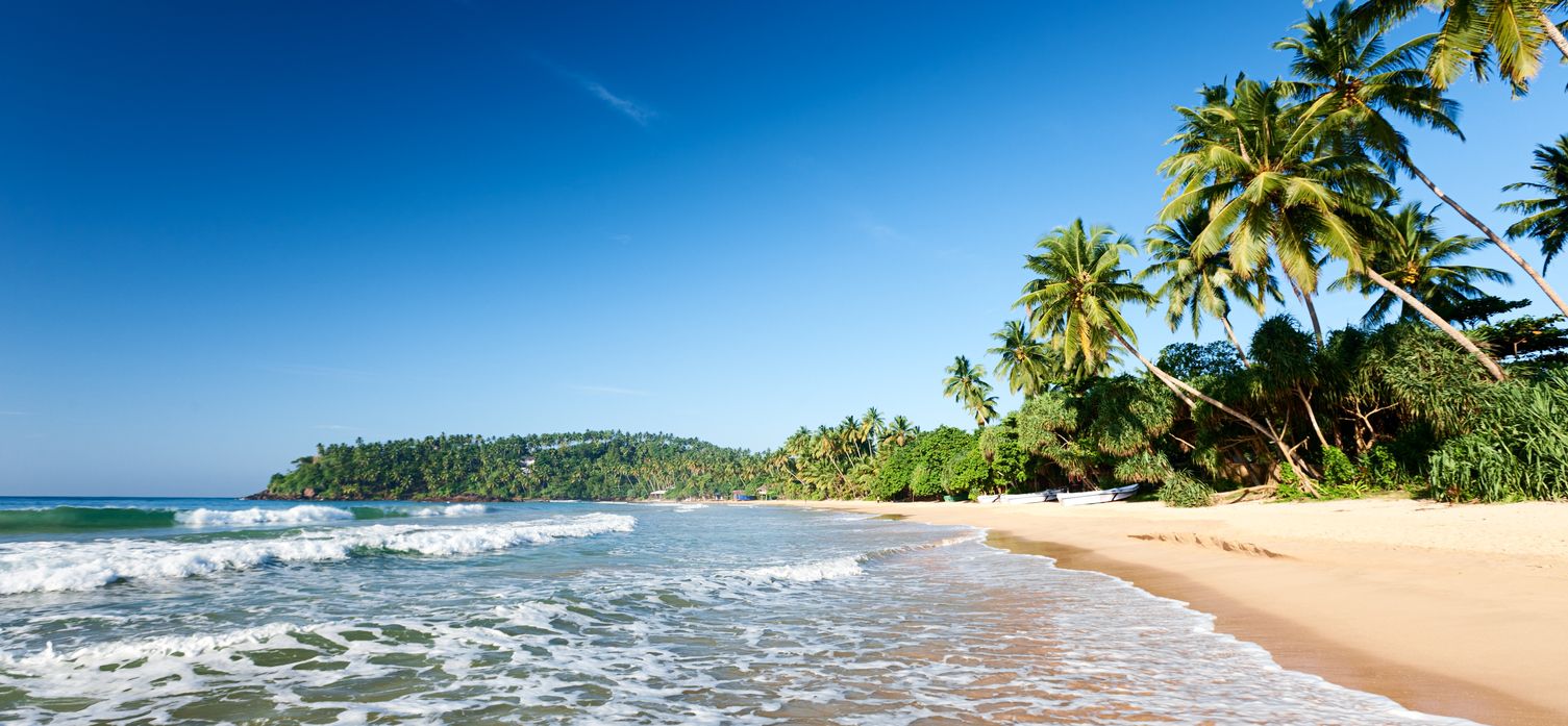 Traumstrand in Sri Lanka