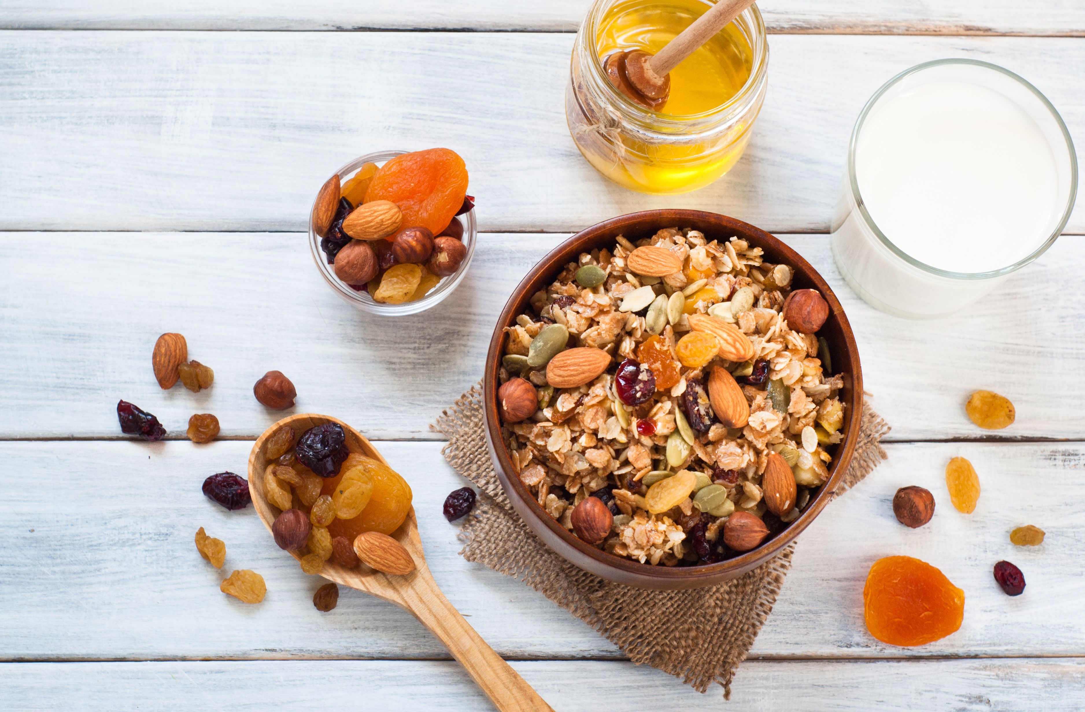 Fehler beim Frühstück: Nüsse und Trockenobst unterschätzen