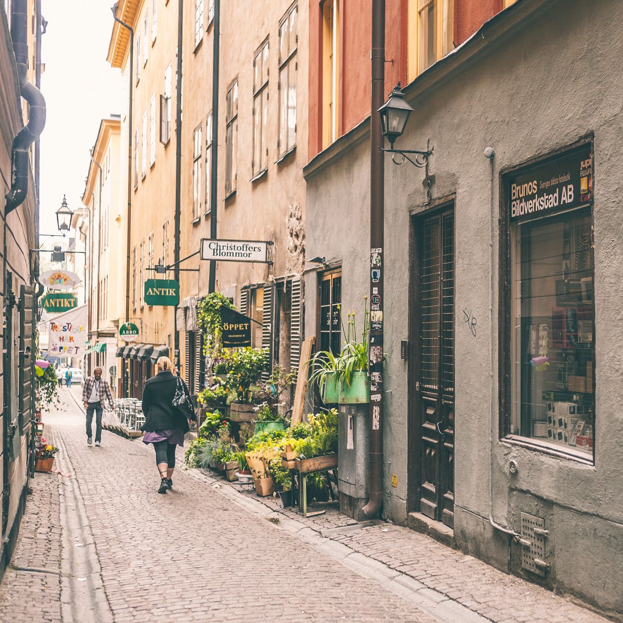 In den Gassen von Stockholm