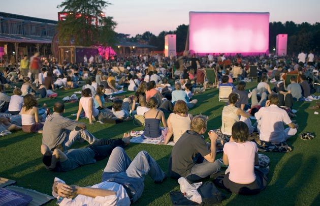 Open Air Kino im Park 