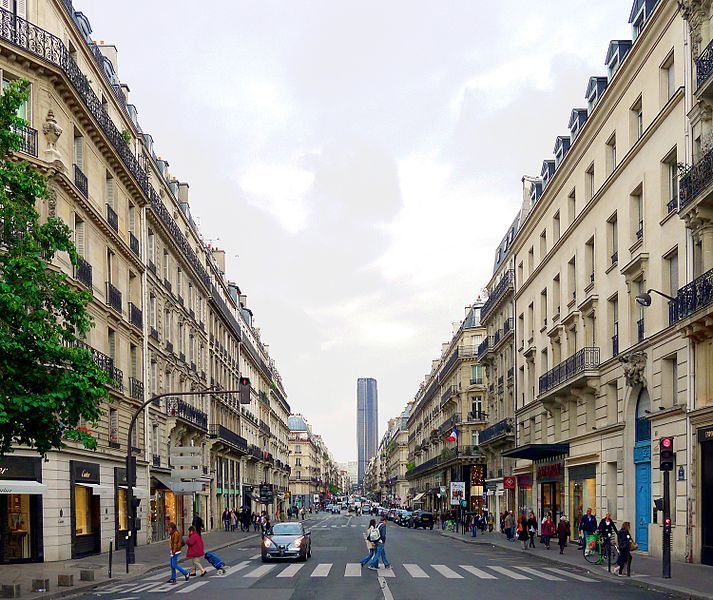 Rue de Rennes in Paris