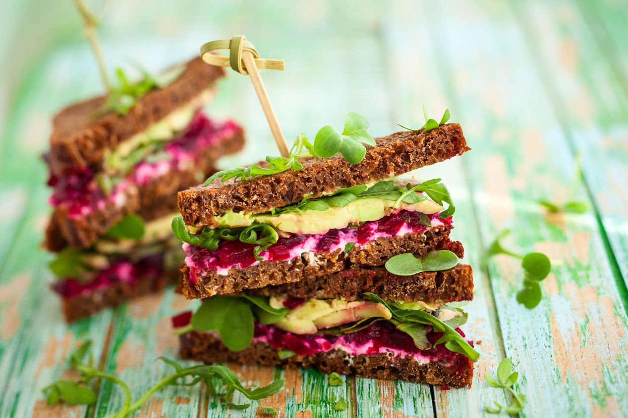 Kalorienarmes Abendessen: Vollkornbrot