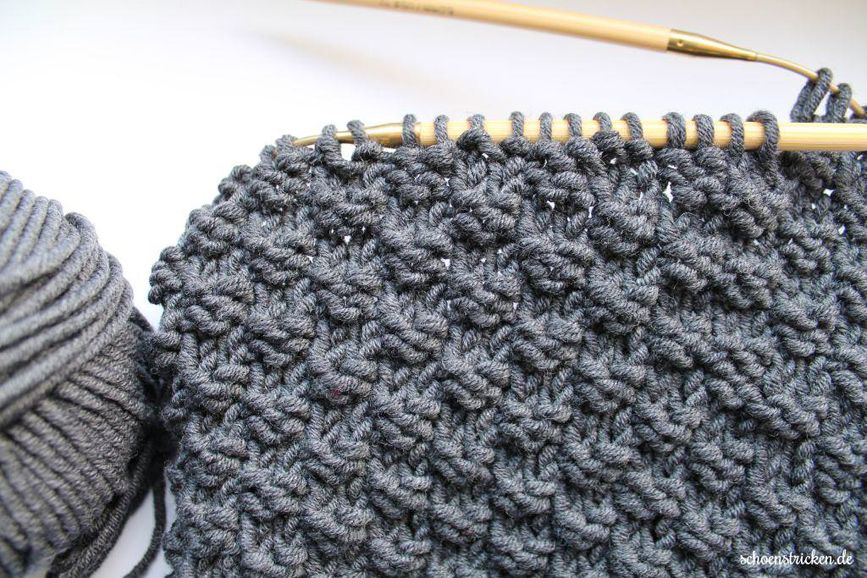 Männerschal stricken