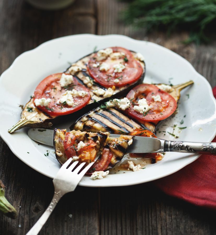 Antipasti mit Aubergine