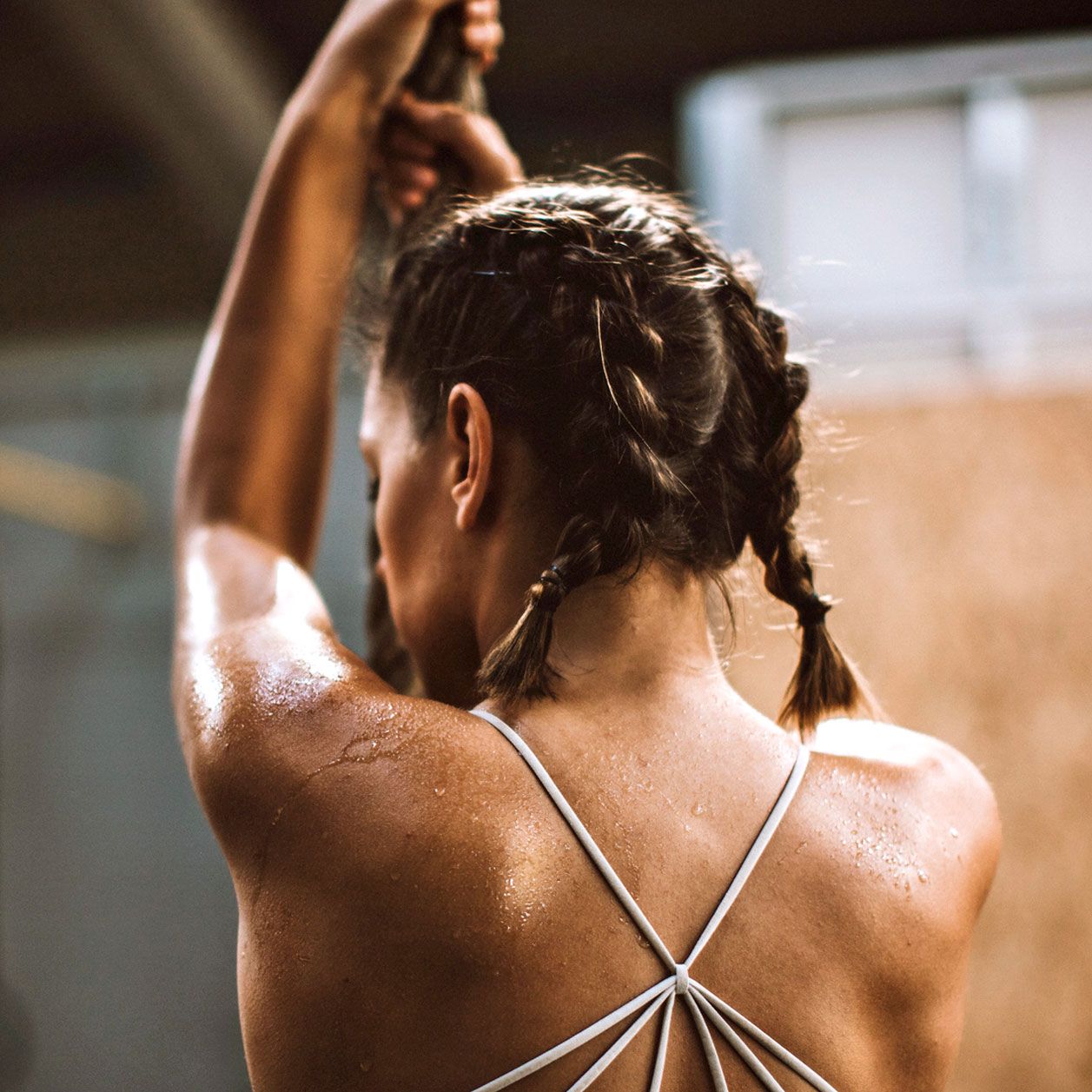 Fitness-Frisuren: Boxer Braids