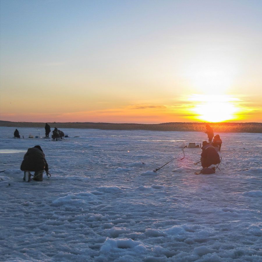 Eisangeln in Schweden