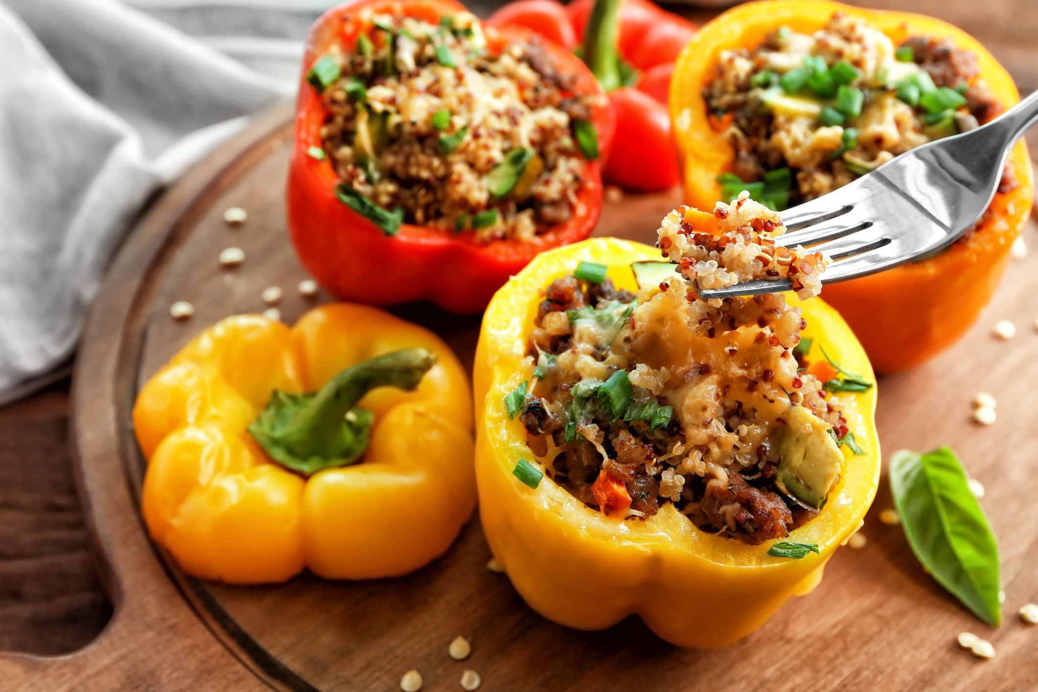 Gefüllte Paprika mit Quinoa