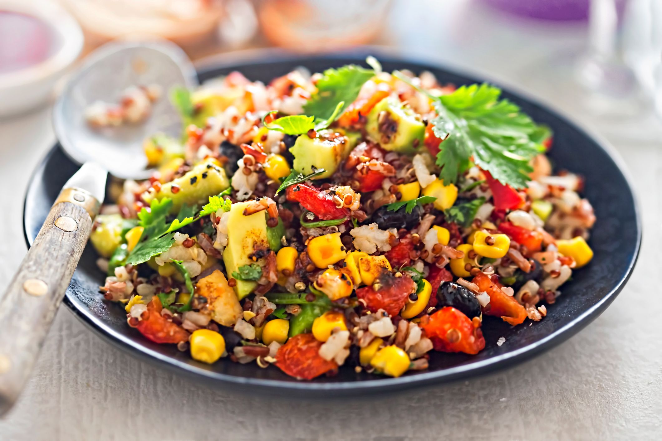 Quinoa Pfanne zum Abendessen