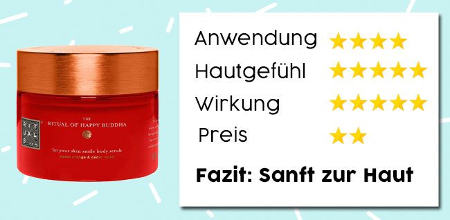 Körperpeeling Test 2019: Rituals Body Scrub