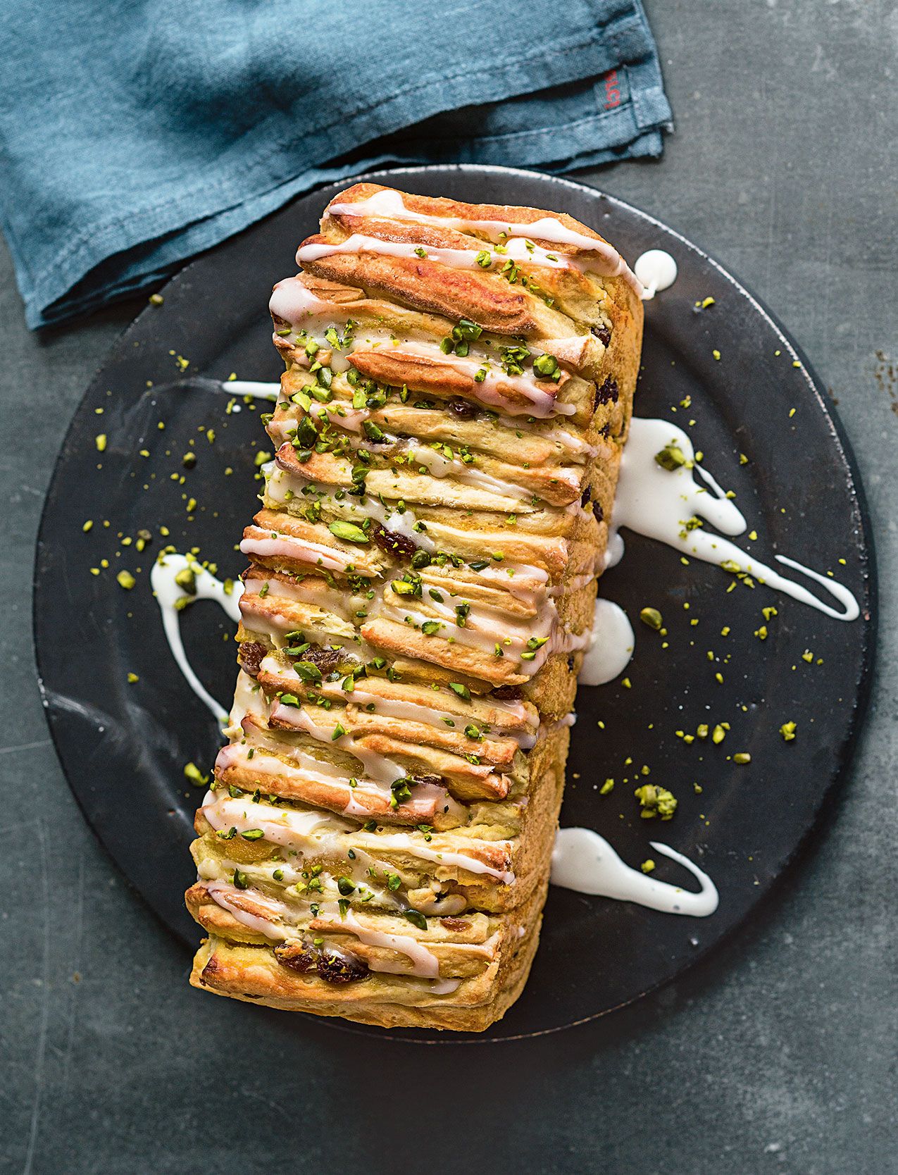 Süßes Zupfbrot mit Apfelmus