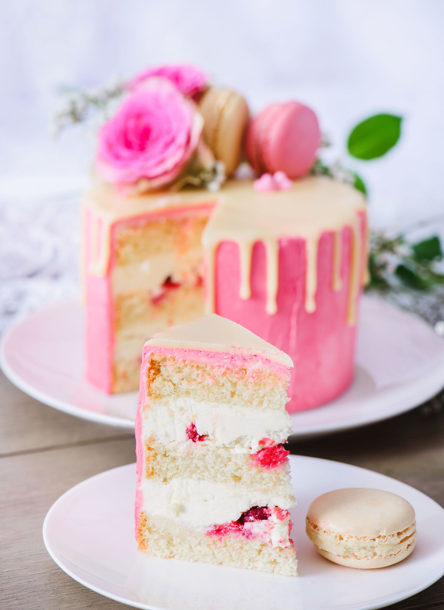 Drip Cake mit Biscuitteig