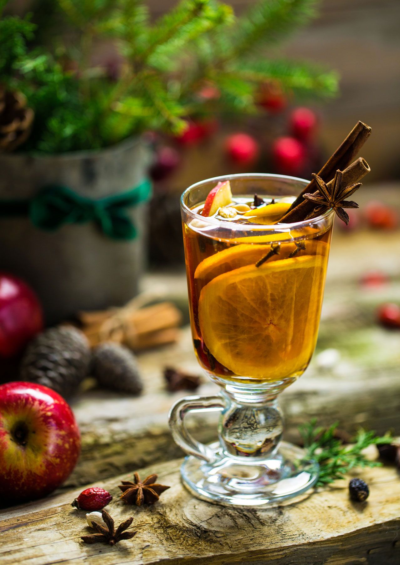 Weißer Glühwein