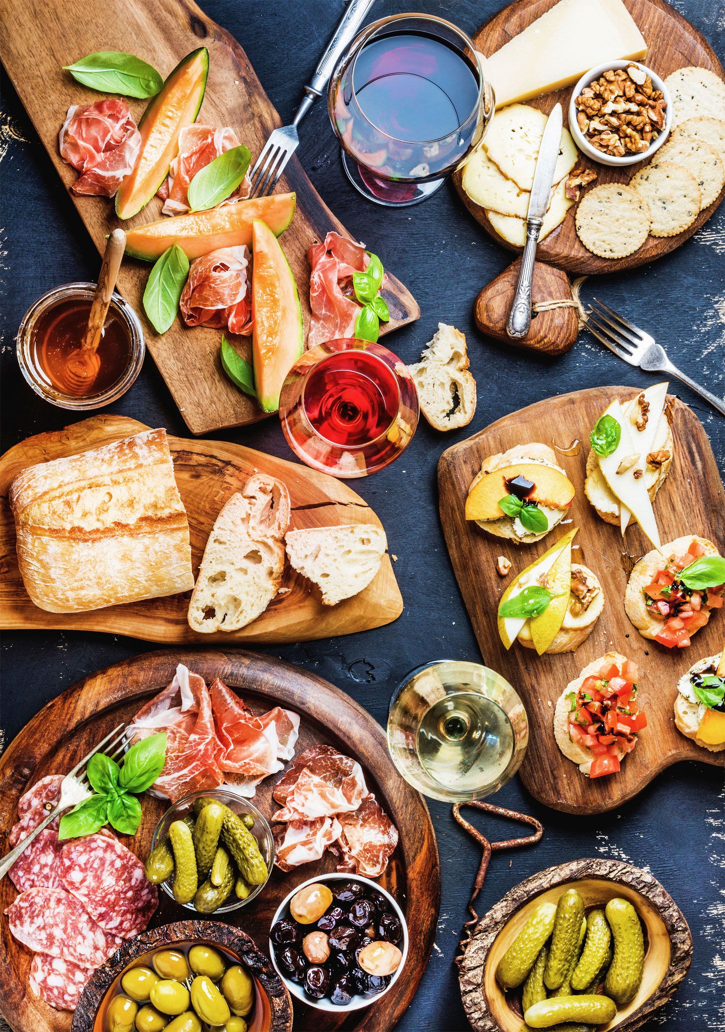 Gemischte Antipasti-Platte Gemischte Antipasti-Platte