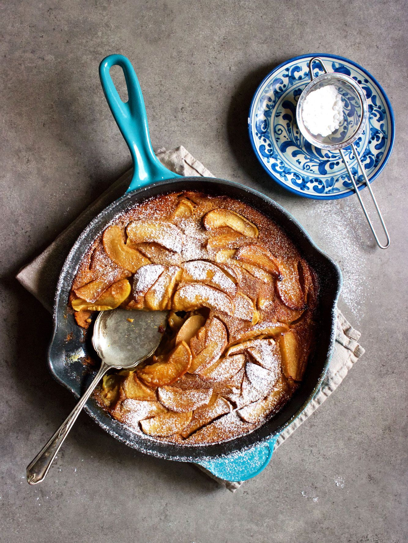 Apfelkuchen ohne Ofen backen