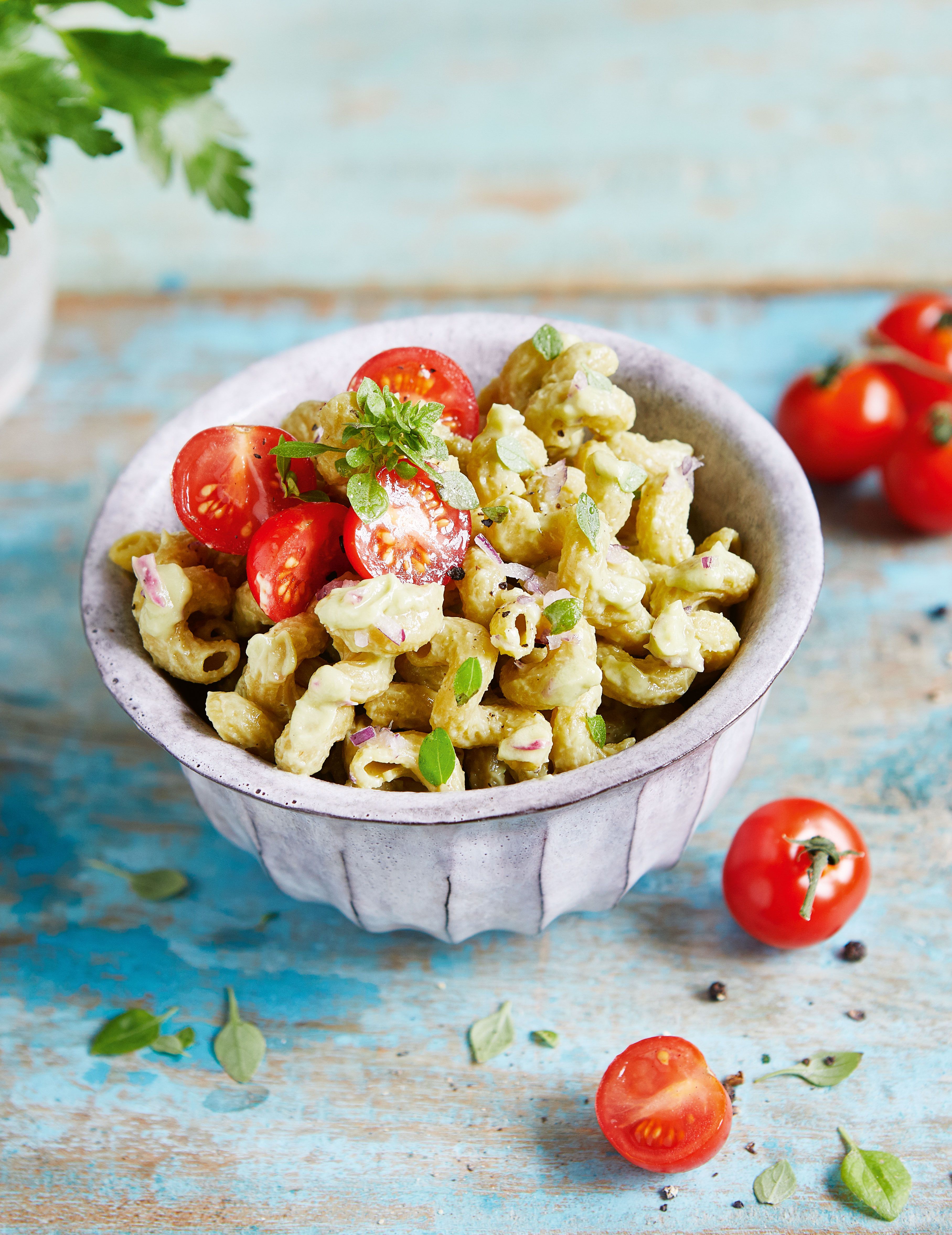 Rezept für Low-Carb-Pasta: Pasta à la Avocado-Creme