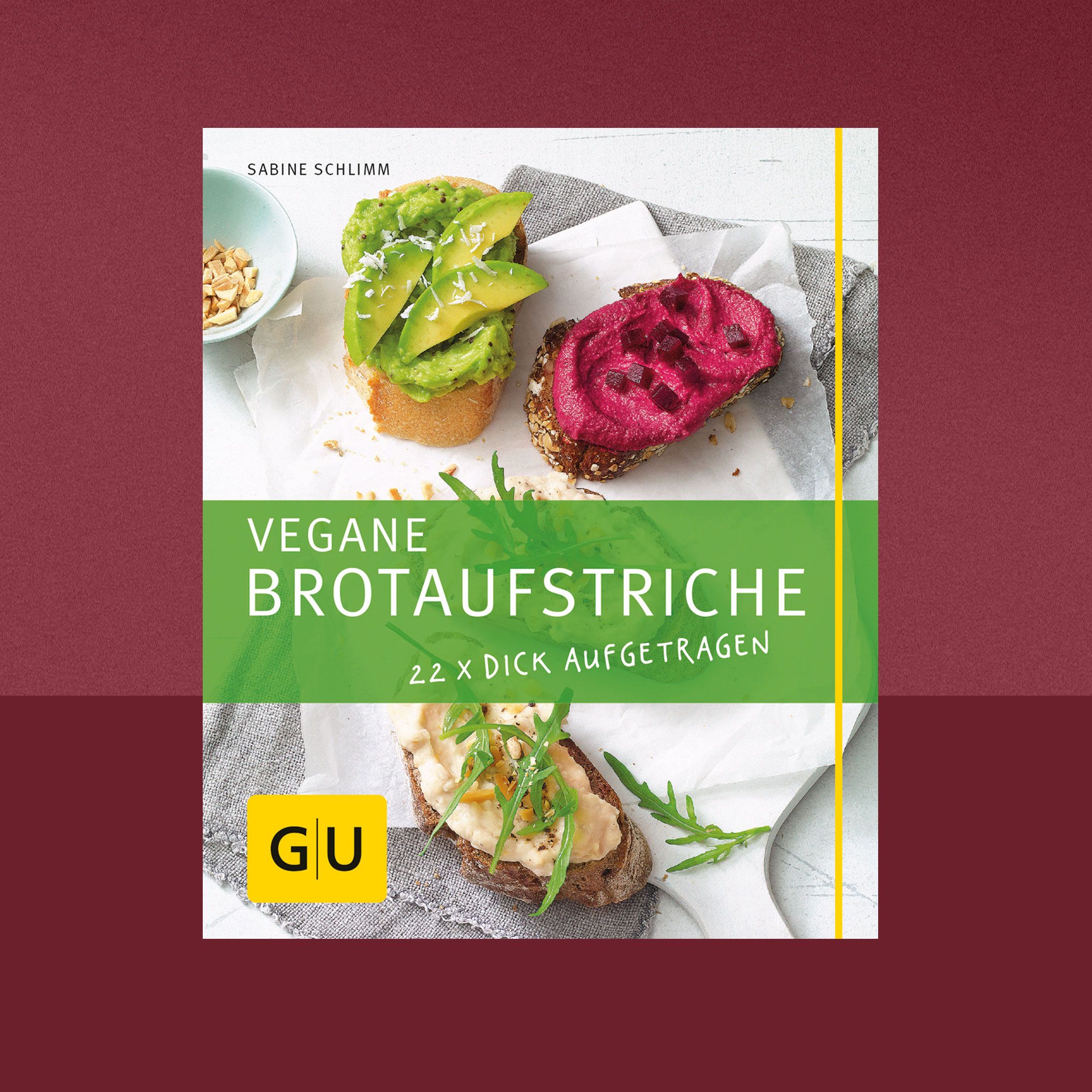 Kochbuch für vegane Brotaufstriche