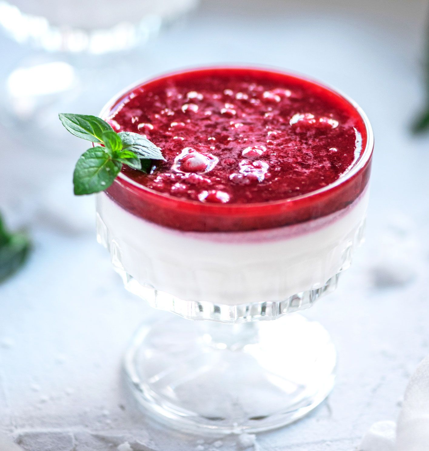 Leichte Desserts: Rezept für Panna Cotta ohne Sahne