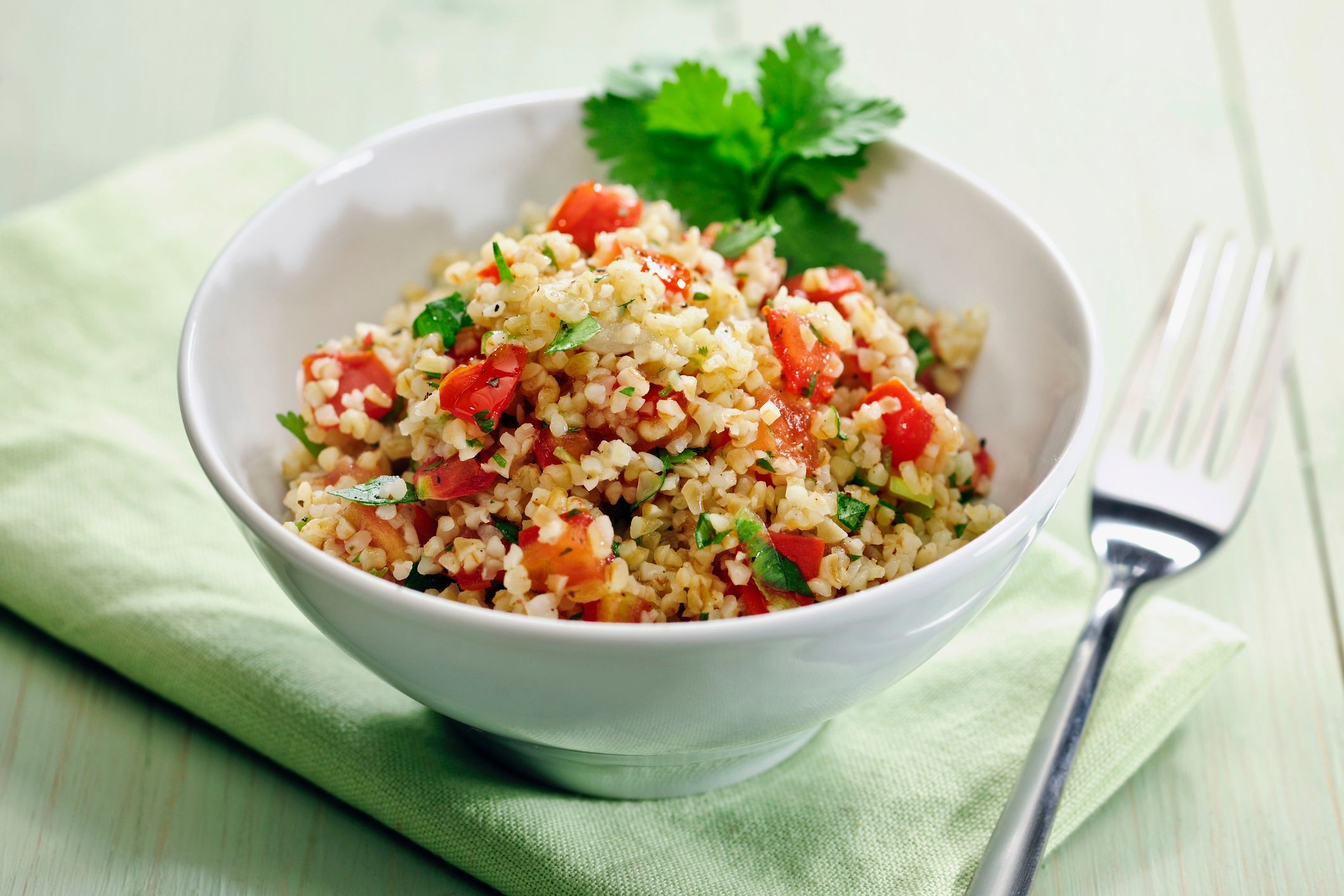 Schneller Salat mit Bulgur