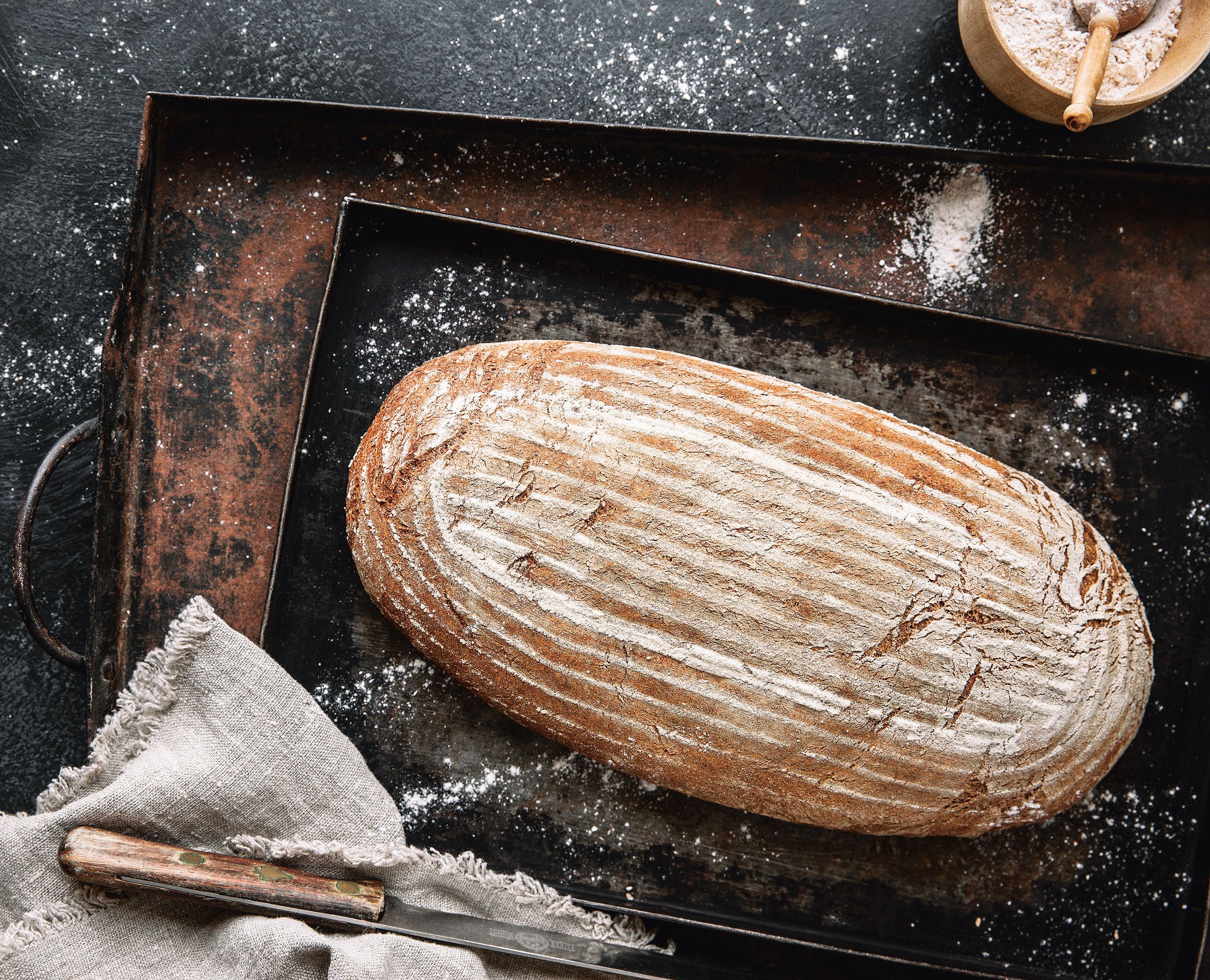 Rezept für einfaches Vollkornbrot