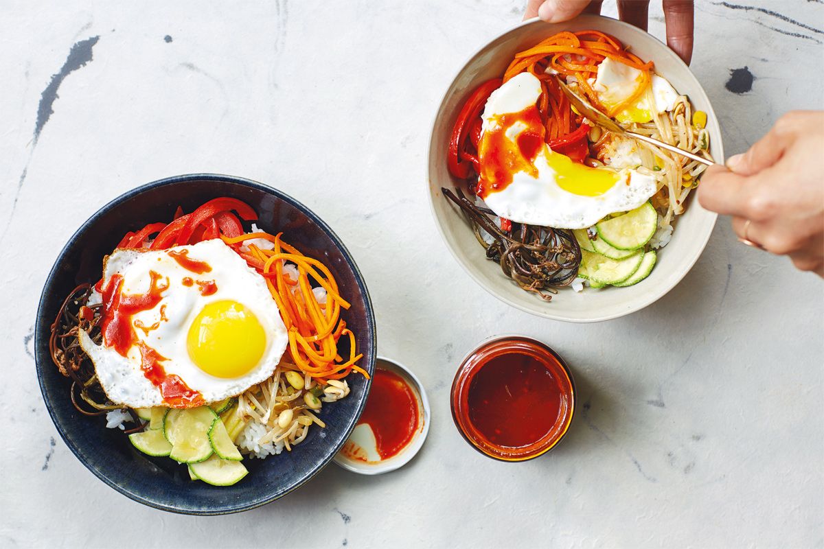 Koreanisch kochen: Rezept für Bibimbap