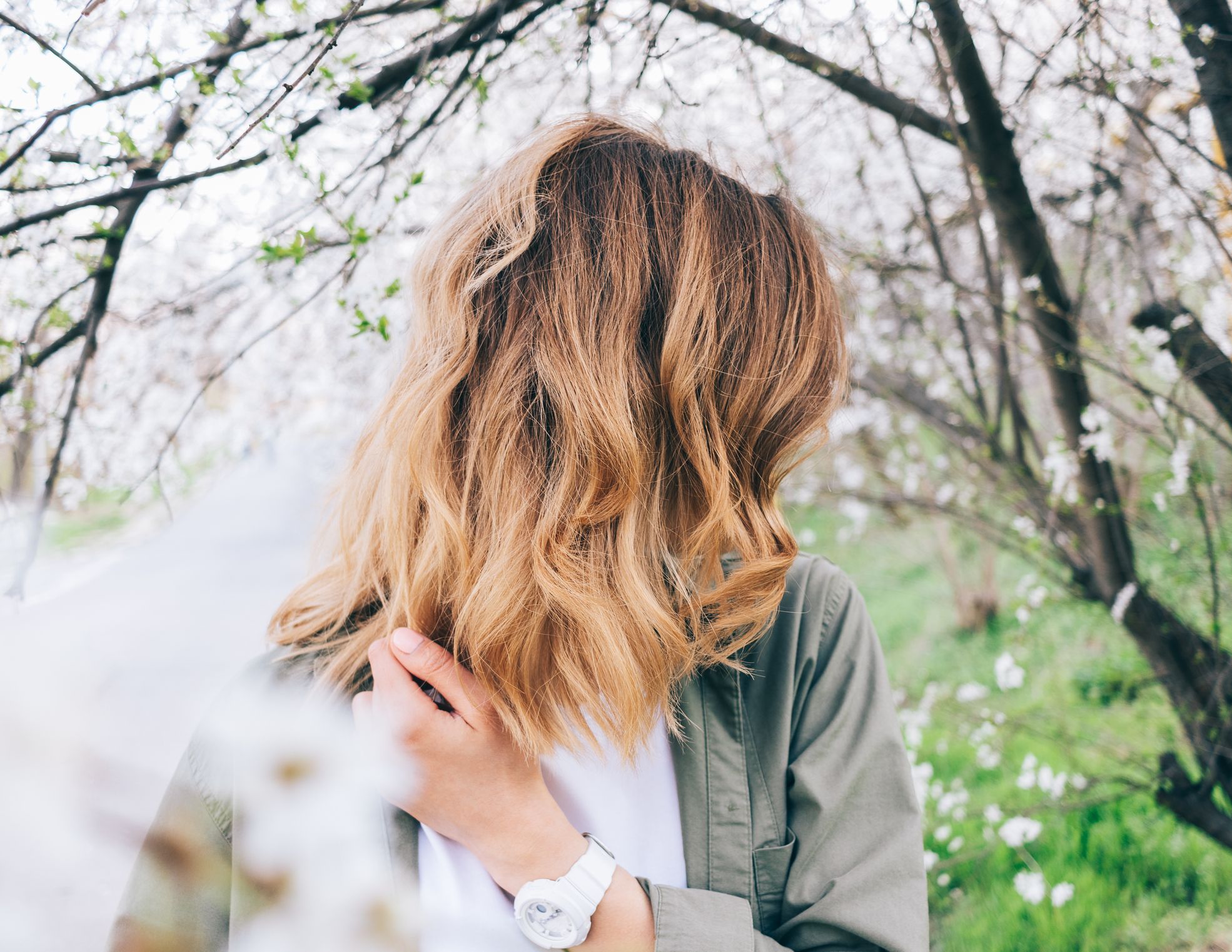 Locken kurze Haare