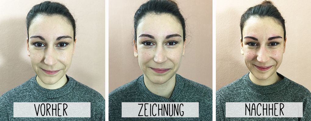 Microblading: Vorher und Nachher