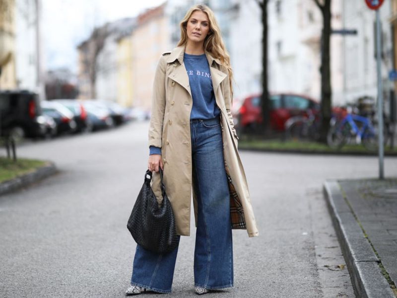 Wide Leg Jeans kombinieren