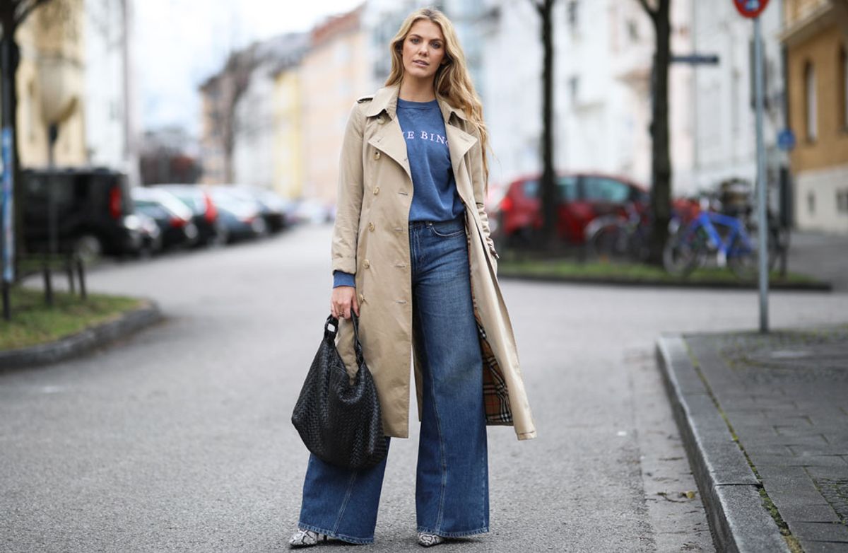 Wide Leg Jeans kombinieren