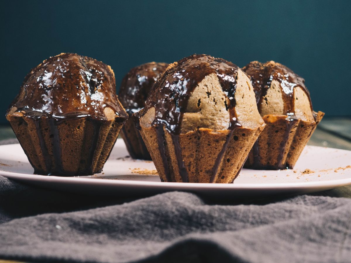 Gesunde Schokomuffins ohne Mehl & Zucker