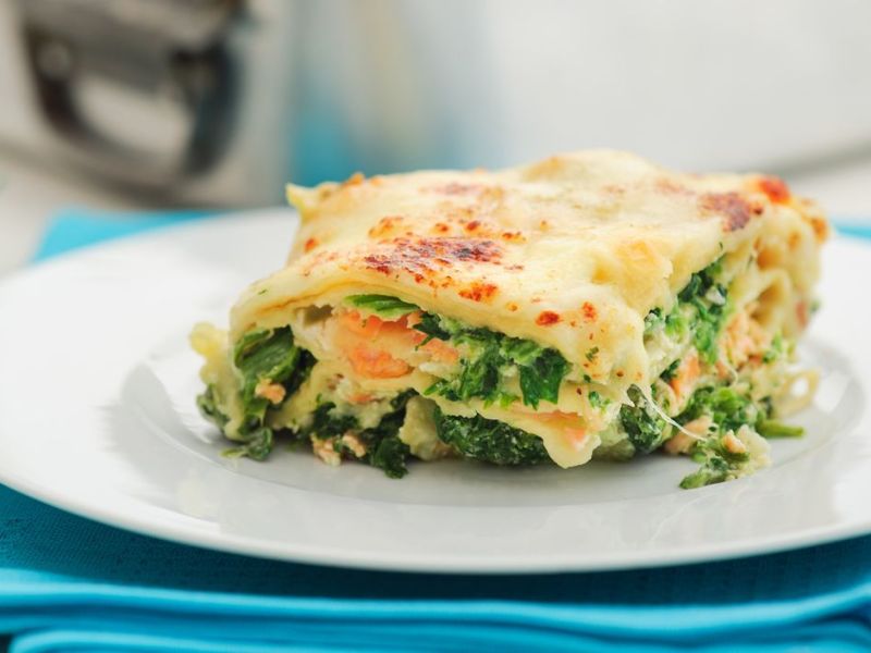 Spinat-Lachs-Lasagne: Schnelles Rezept