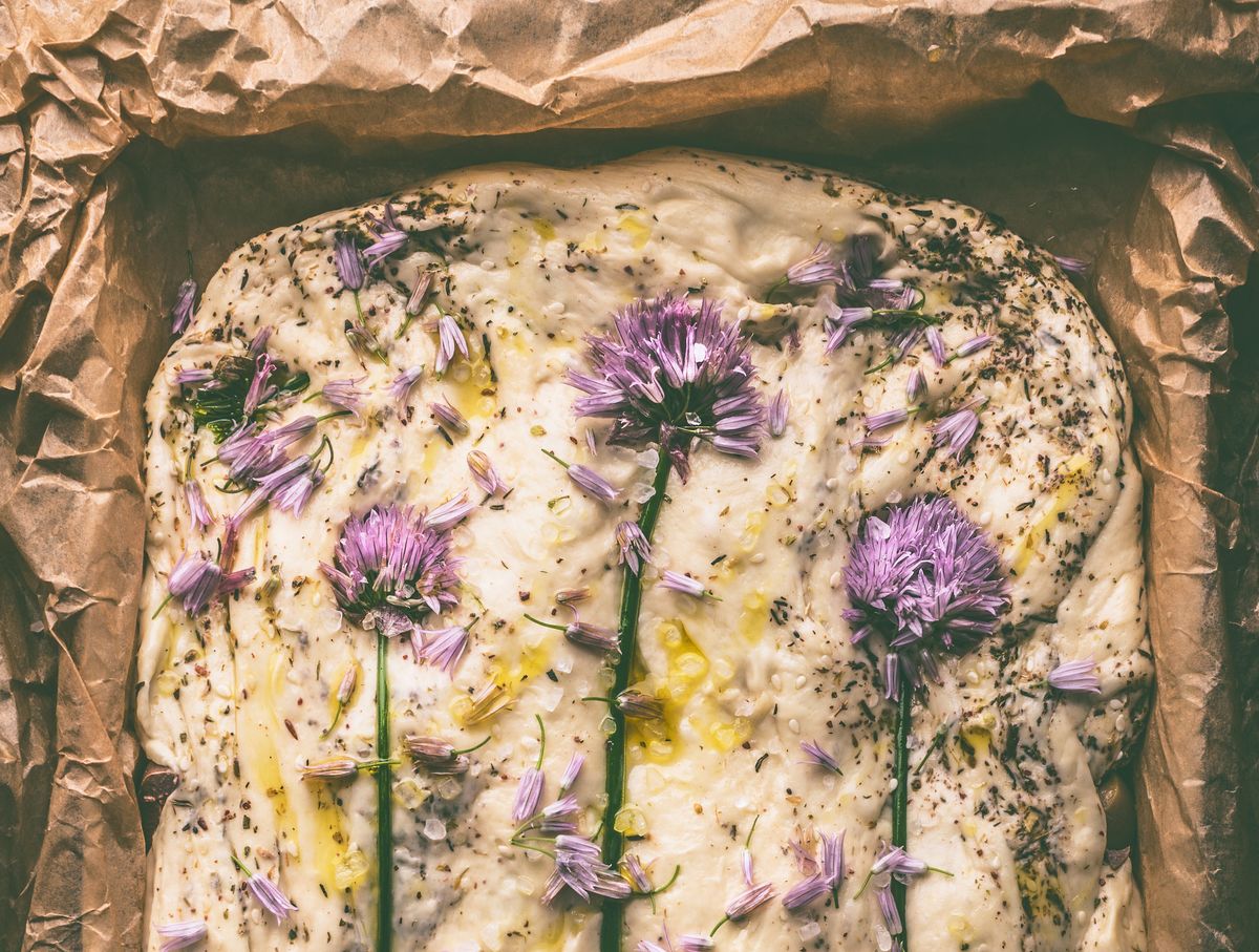 Flower Focaccia: So backt ihr den blumigen Fladenkuchen