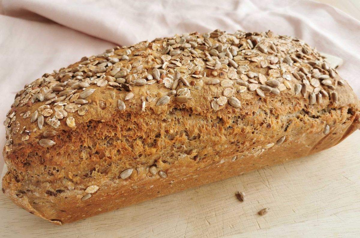 Schnelles Vollkornbrot-Rezept: Schmeckt wie vom Bäcker - gofeminin