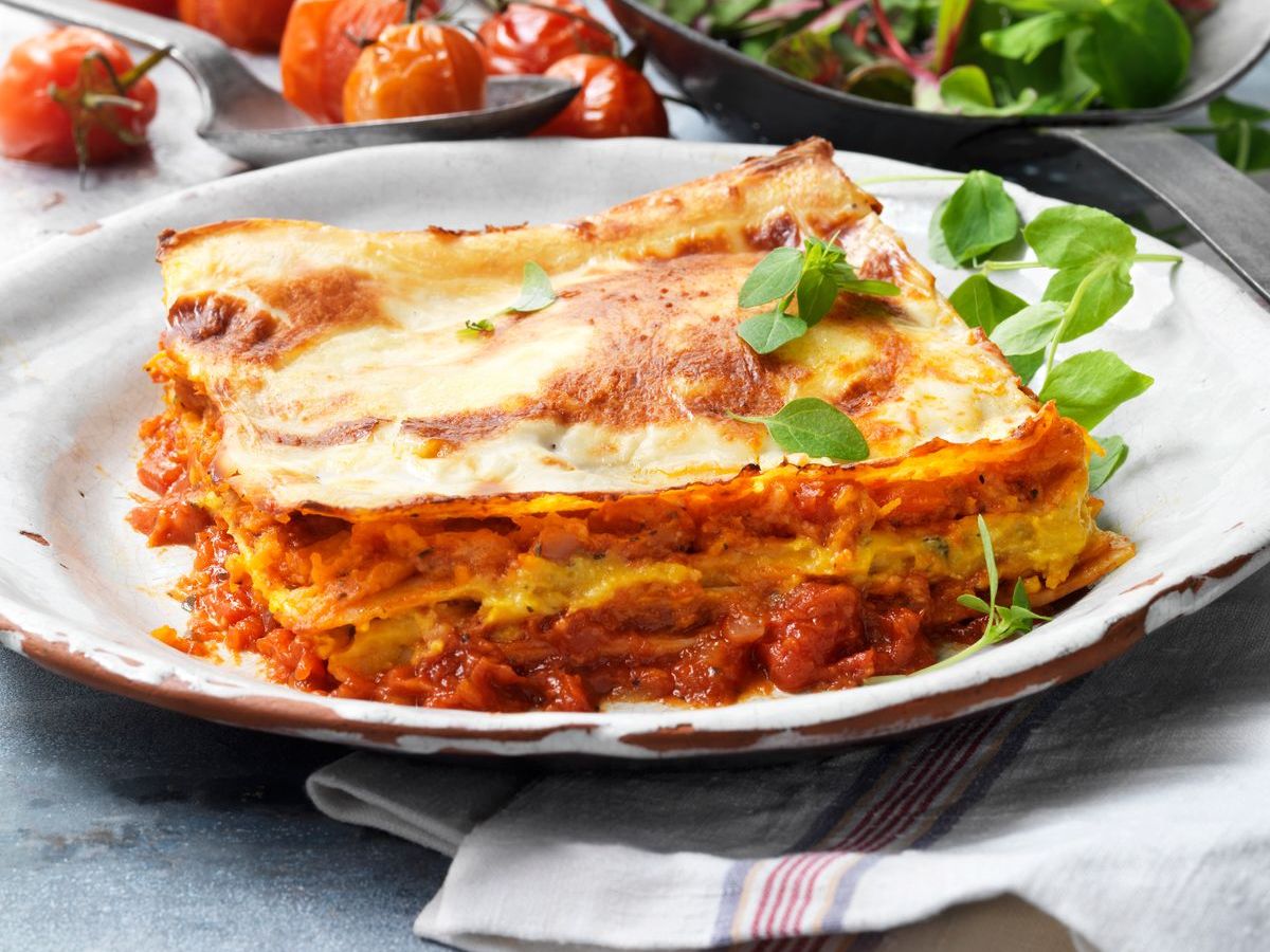 Vegetarische Lasagne: Fertig in unter 30 Minuten