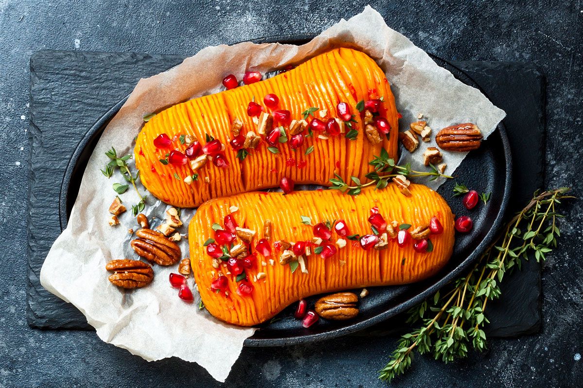 Hasselback-Kürbis: Festliches Rezept für Weihnachten