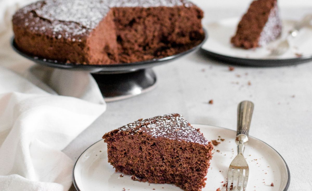 Blitz-Rezept f&uuml;r saftigen Schokokuchen mit Joghurt